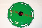 Колпак колеса (пластик) R-22.5 задний (зеленый) (2шт) к-т