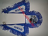 Вымпел тройной крылья пластик IVECO ( Синий )